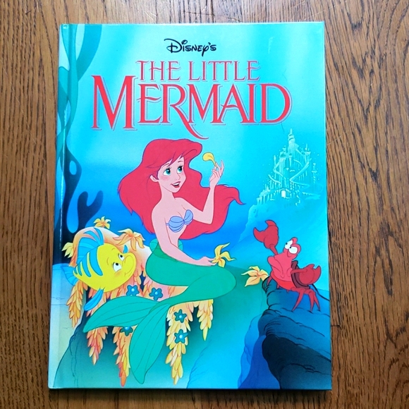 Disney Other - Vintage Disney's The Little Mermaid Large Hardcover Children's Book